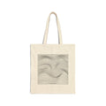 Wavy Cotton Canvas Tote Bag