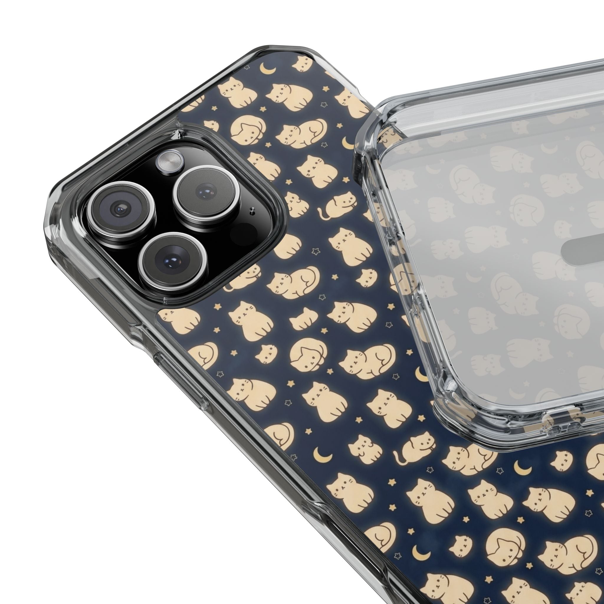 Glowy Cat Clear Impact Case