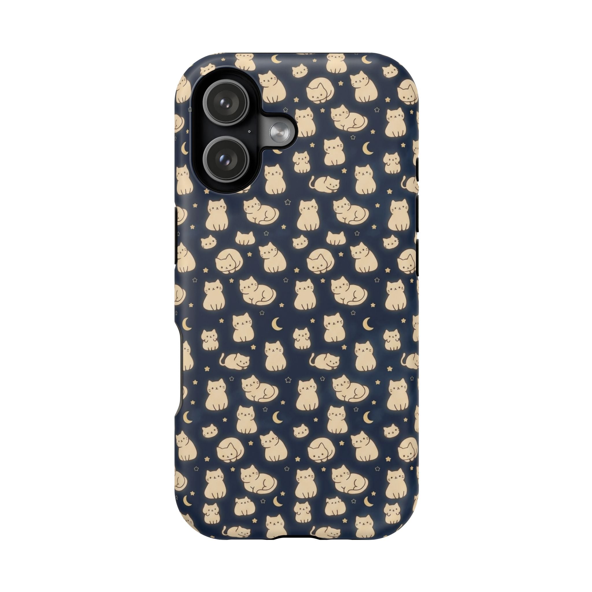 Glowy Cat Clear Hard Case