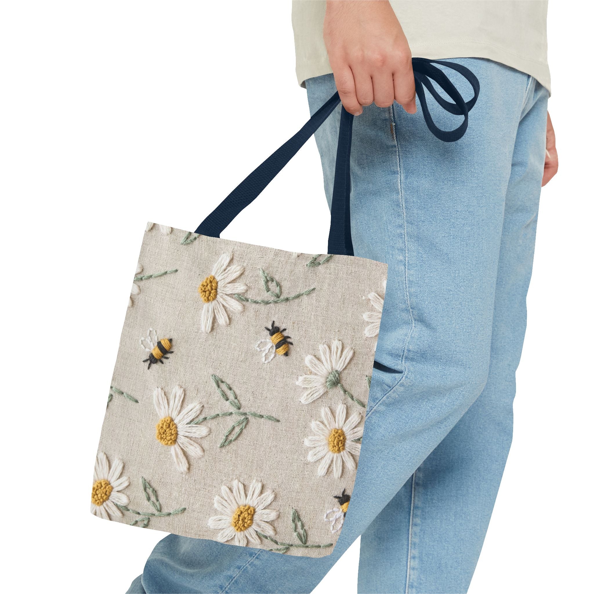 Bees & Flowers Tote Bag