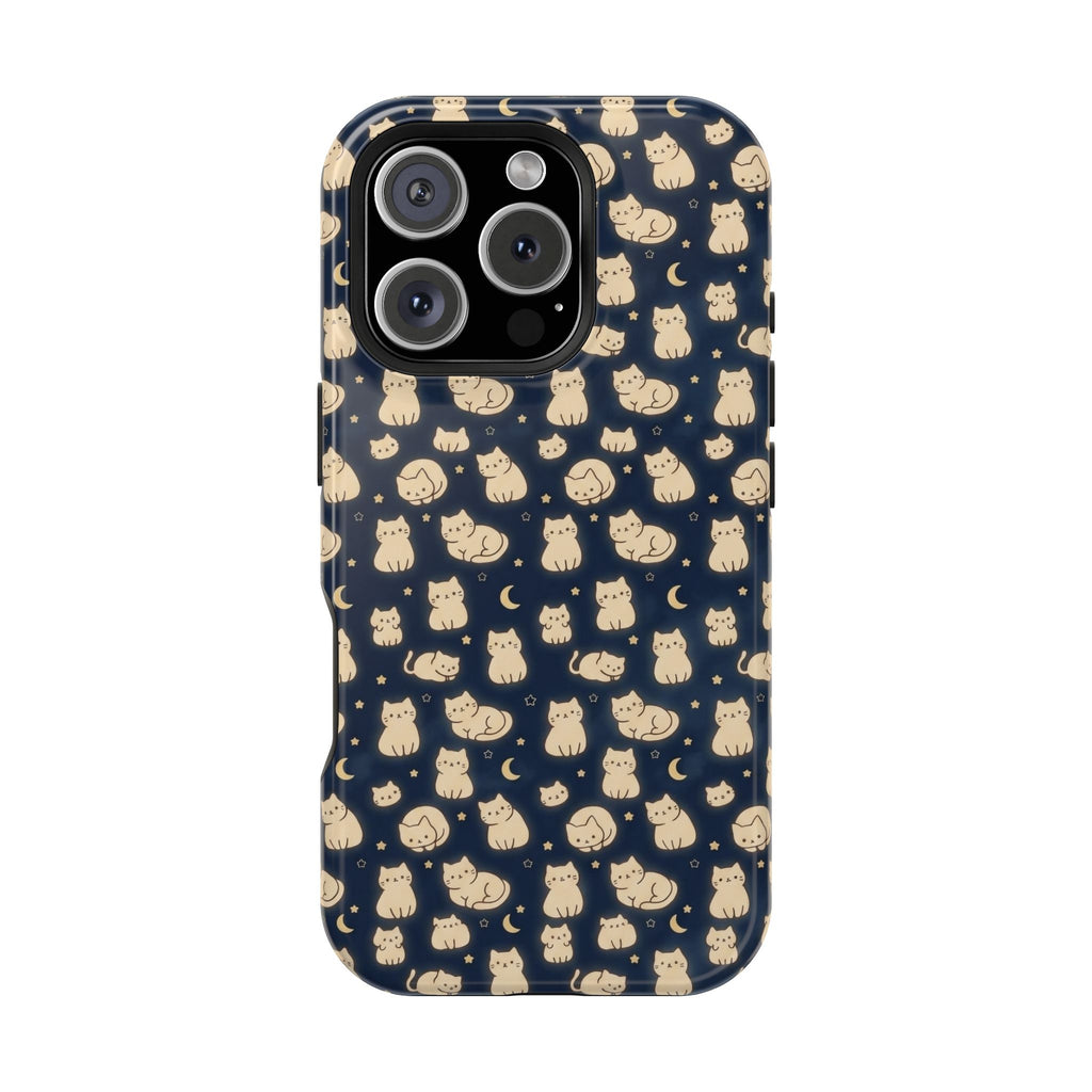 Glowy Cat Clear Hard Case