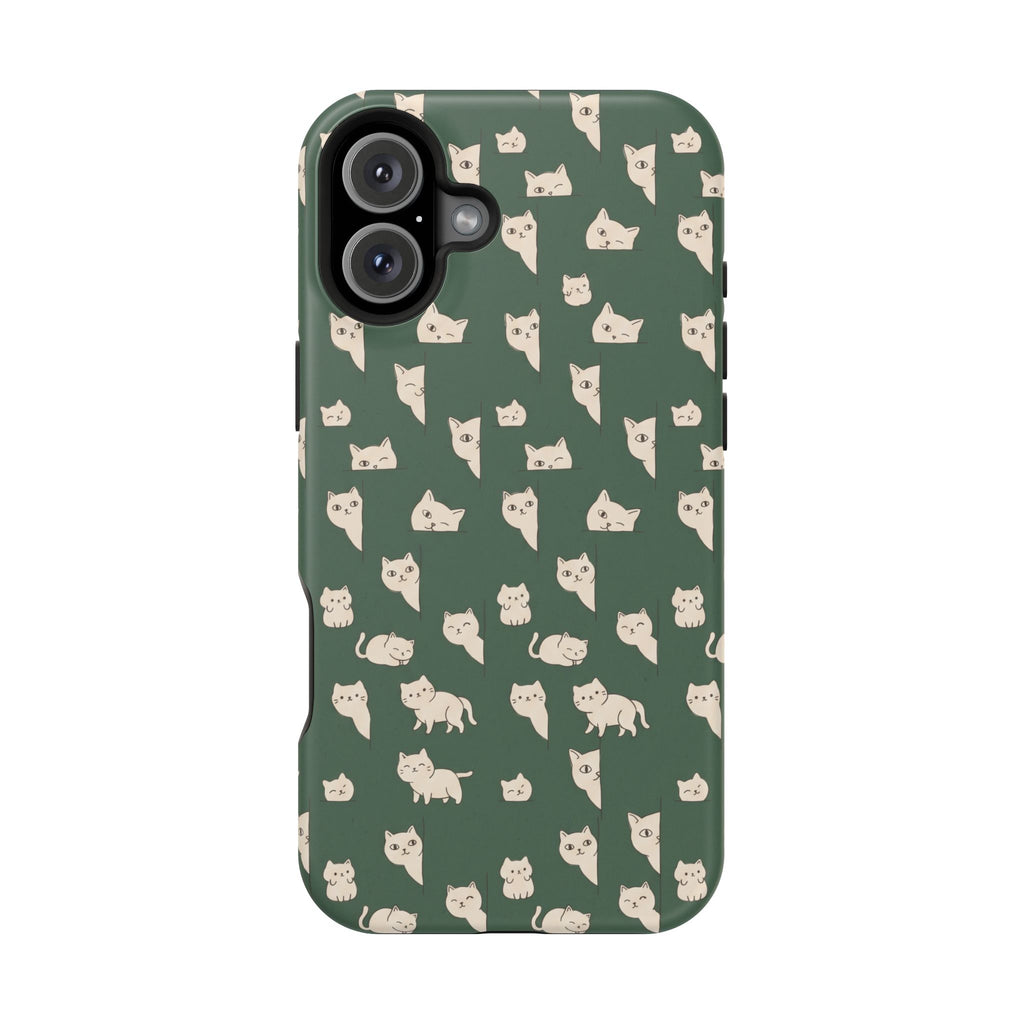 Green Cat Hard Case