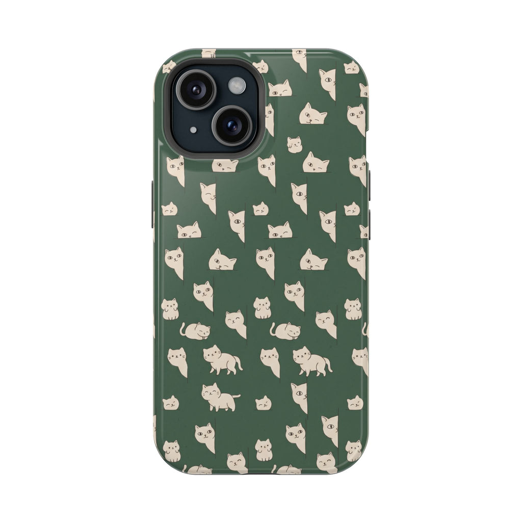 Green Cat Hard Case