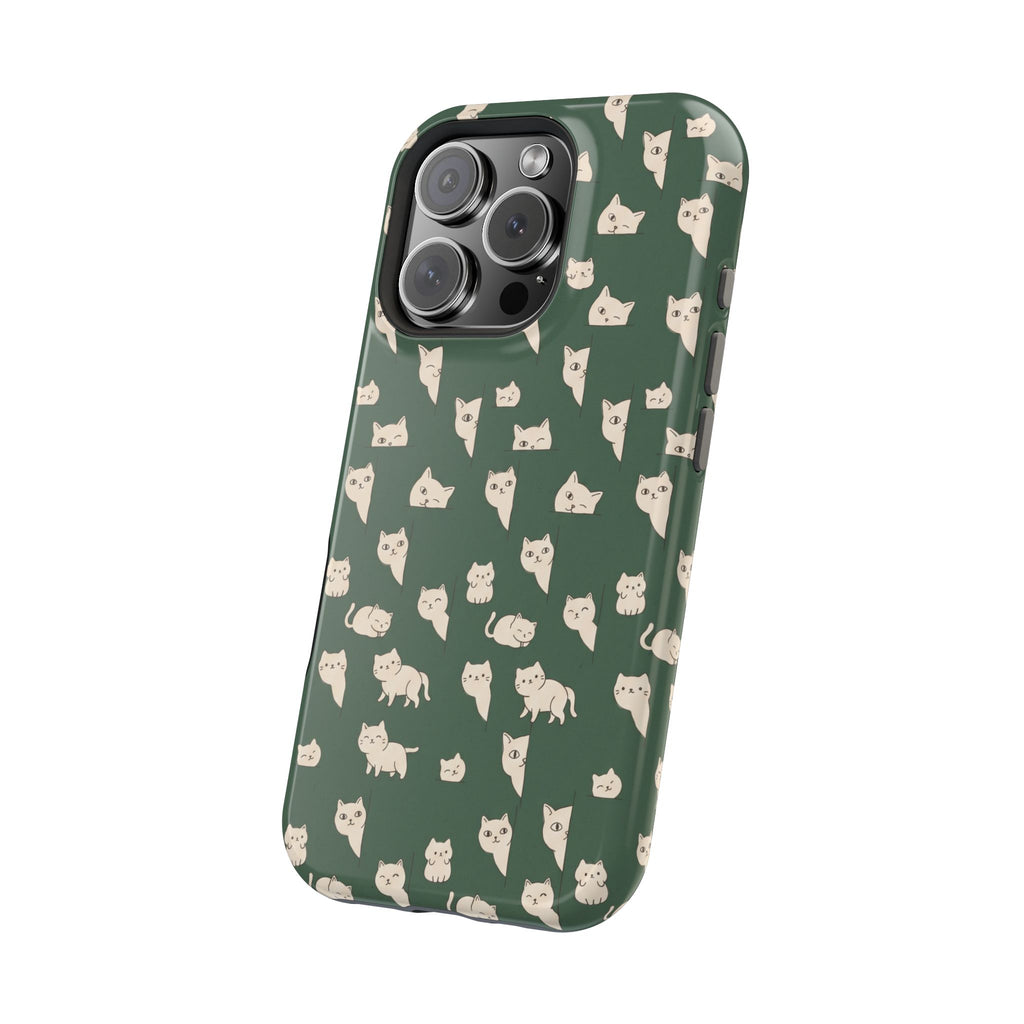 Green Cat Hard Case