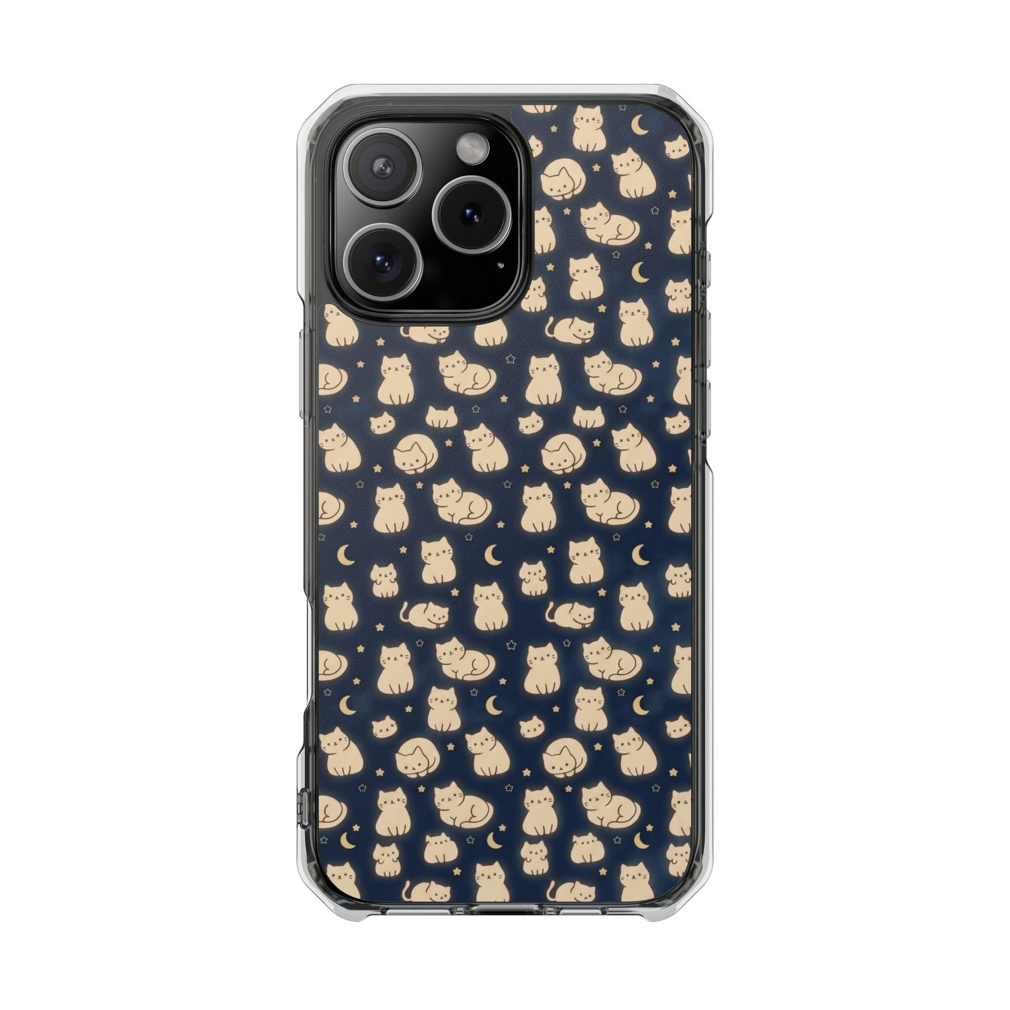 Glowy Cat Clear Impact Case