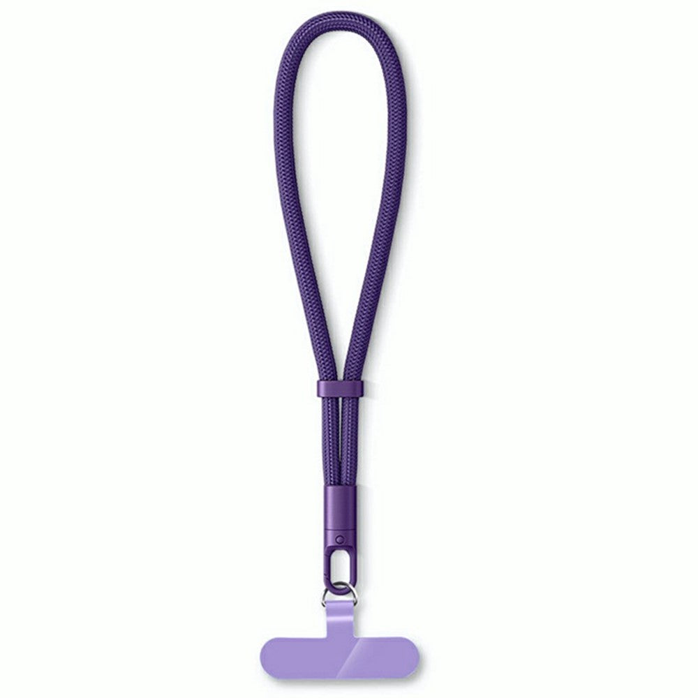 Adjustable Wrist Strap Self-Locking Phone Lanyard with Tether Tab, 360-Degree Rotating Hook