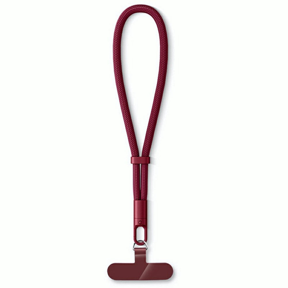 Adjustable Wrist Strap Self-Locking Phone Lanyard with Tether Tab, 360-Degree Rotating Hook