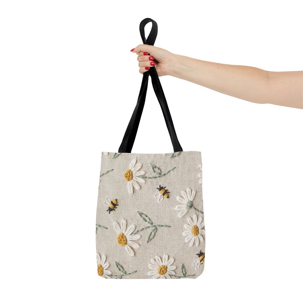 Bees & Flowers Tote Bag