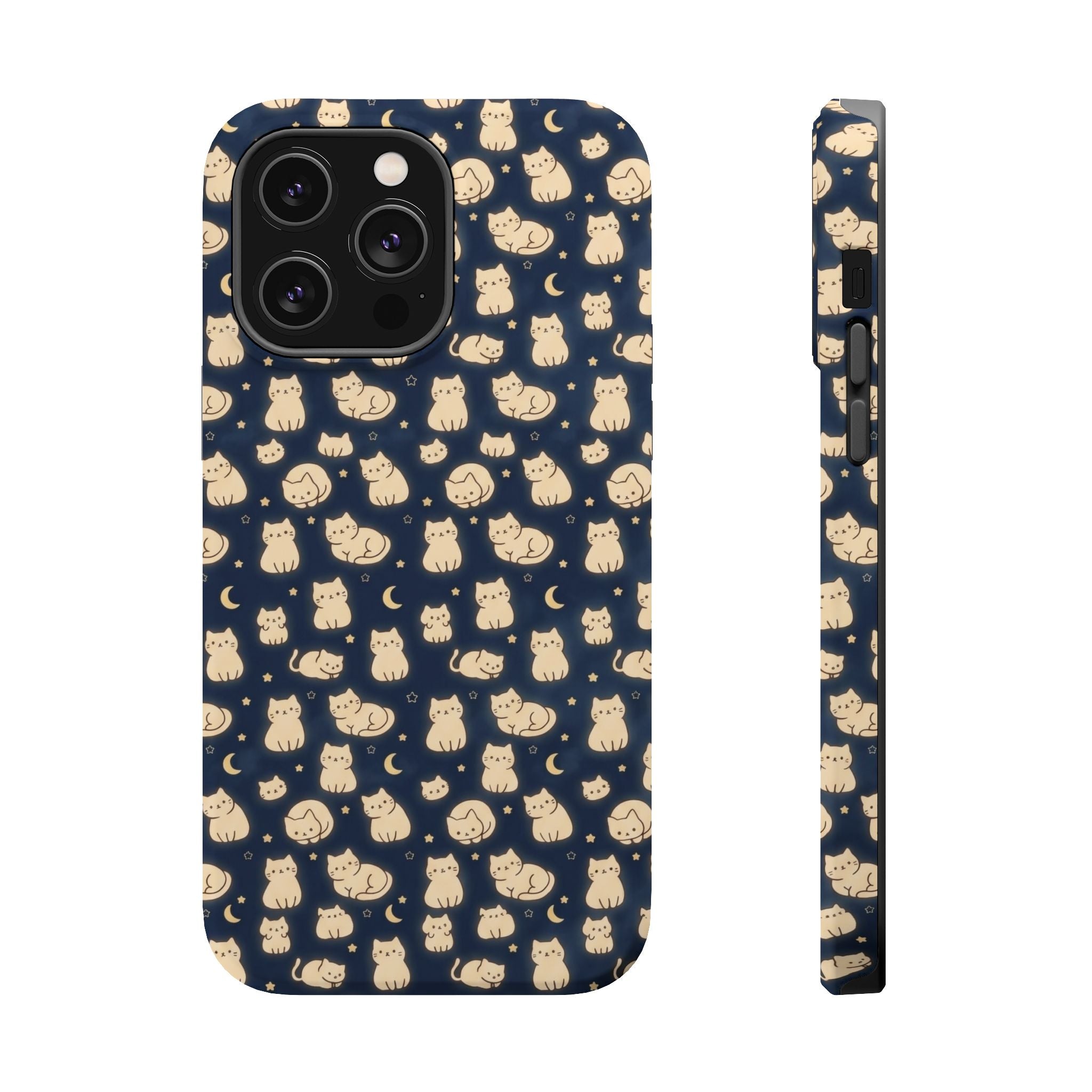 Glowy Cat Clear Hard Case
