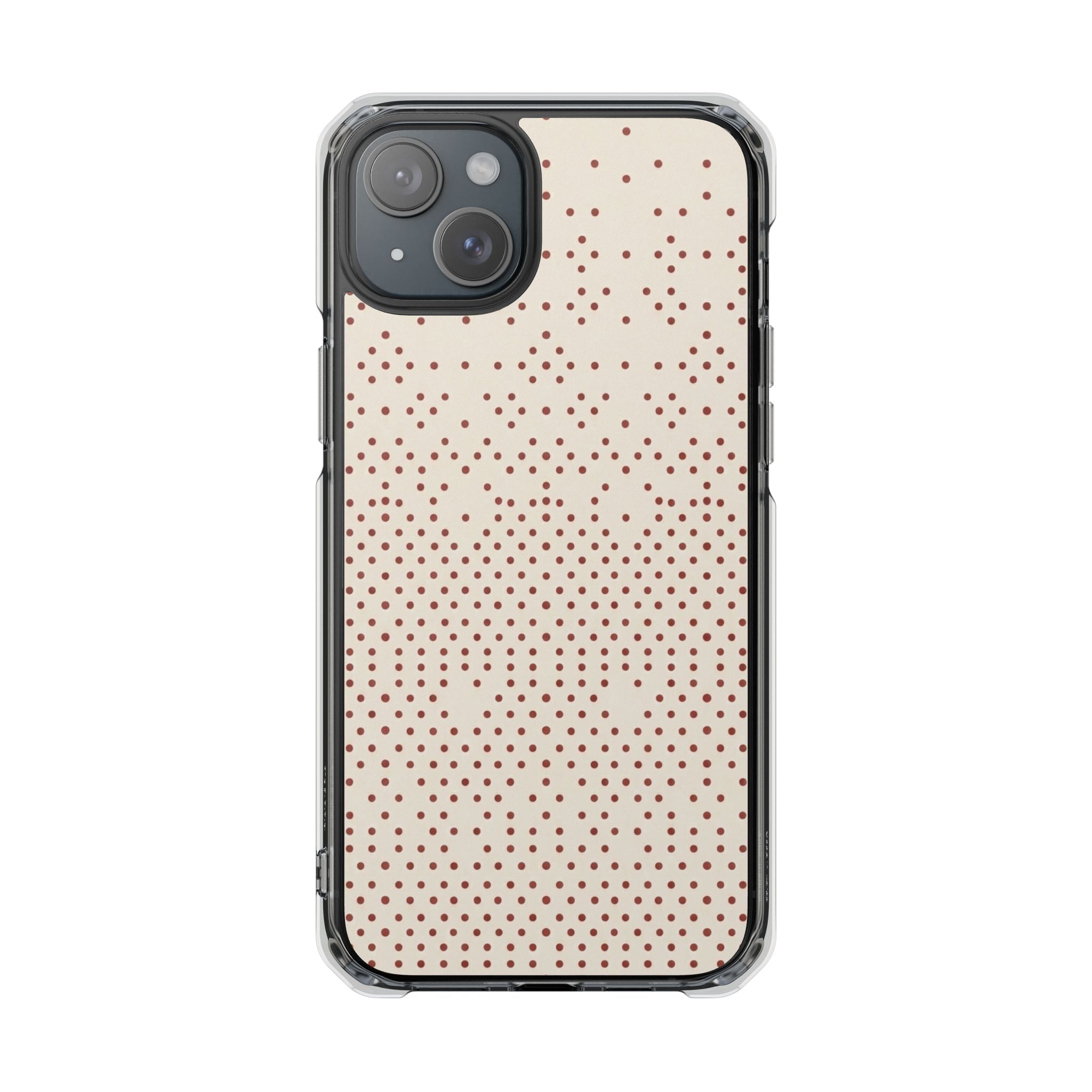Cinnamon Dots Clear Impact Cases