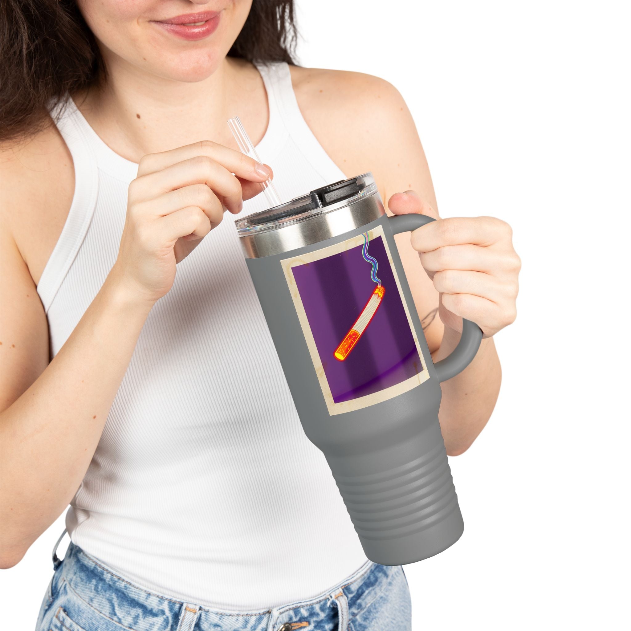 Vibrant Cigarette, Insulated Tumbler, 40oz