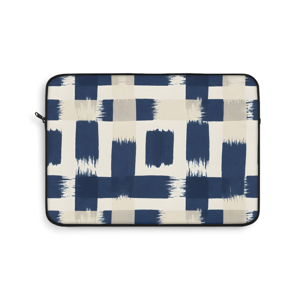Indigo Check Laptop Sleeve