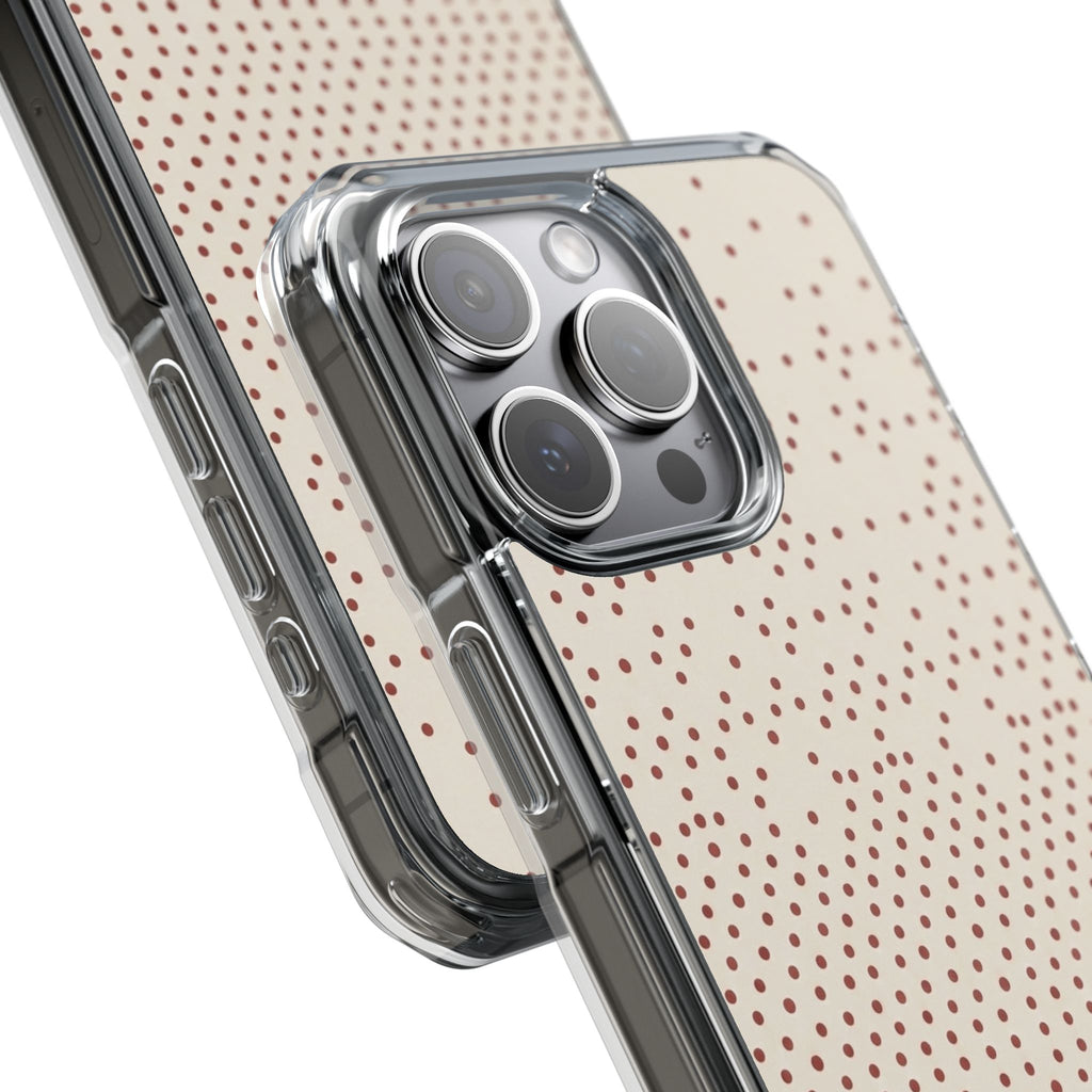 Cinnamon Dots Clear Impact Cases