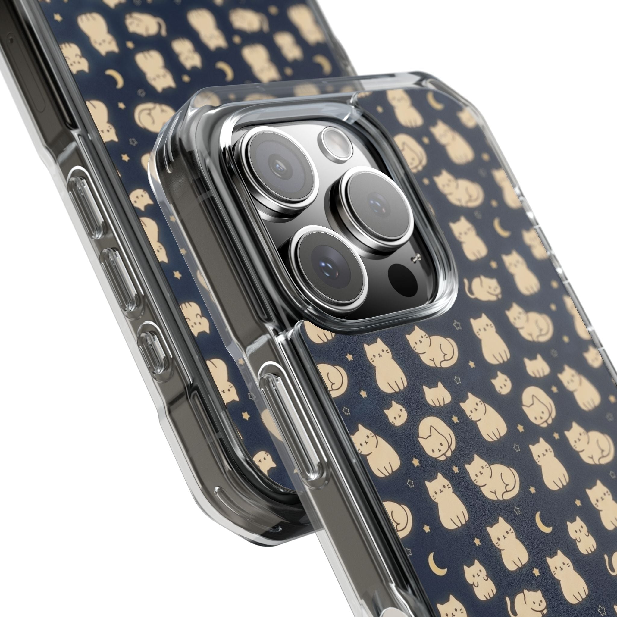 Glowy Cat Clear Impact Case