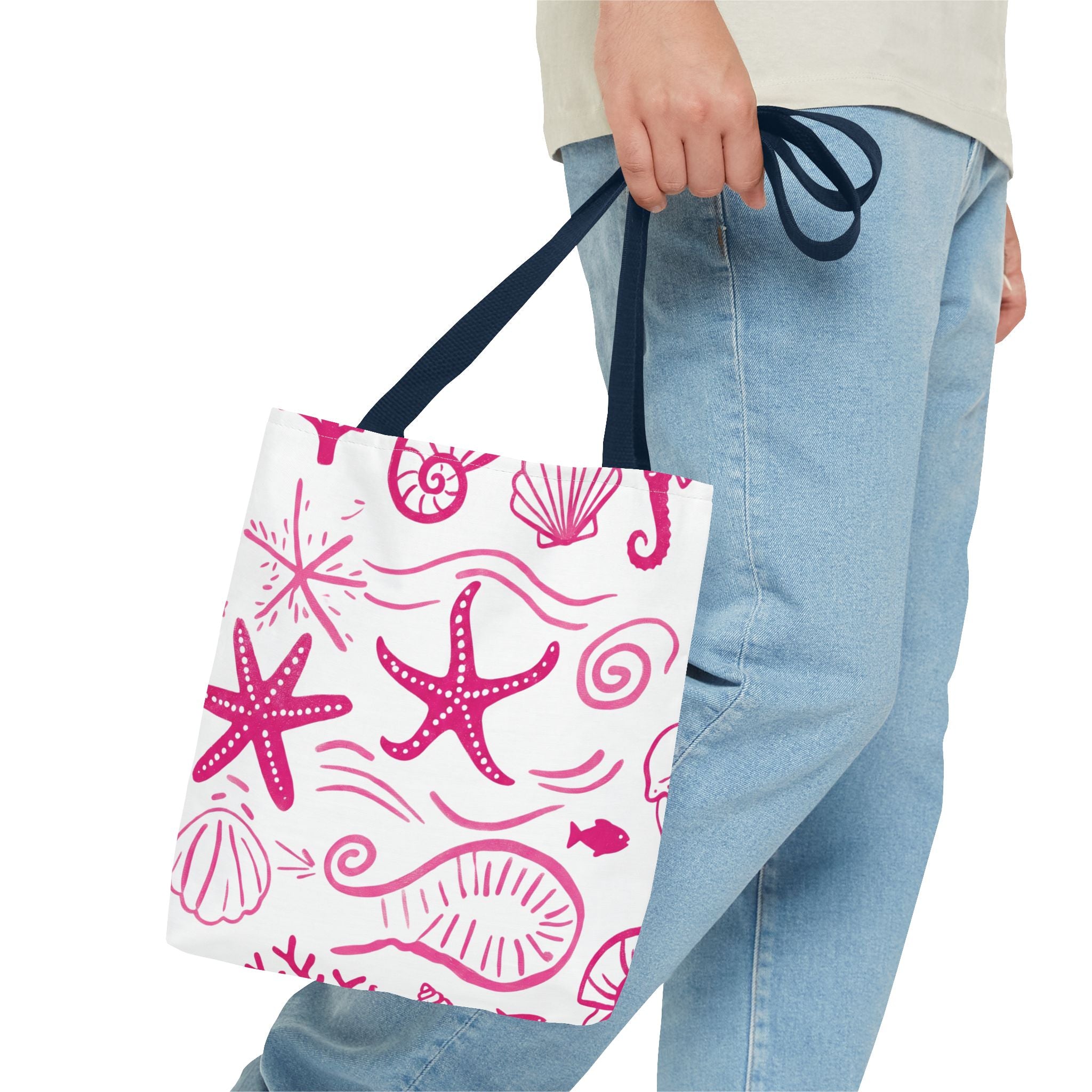 Pink Seashell Tote