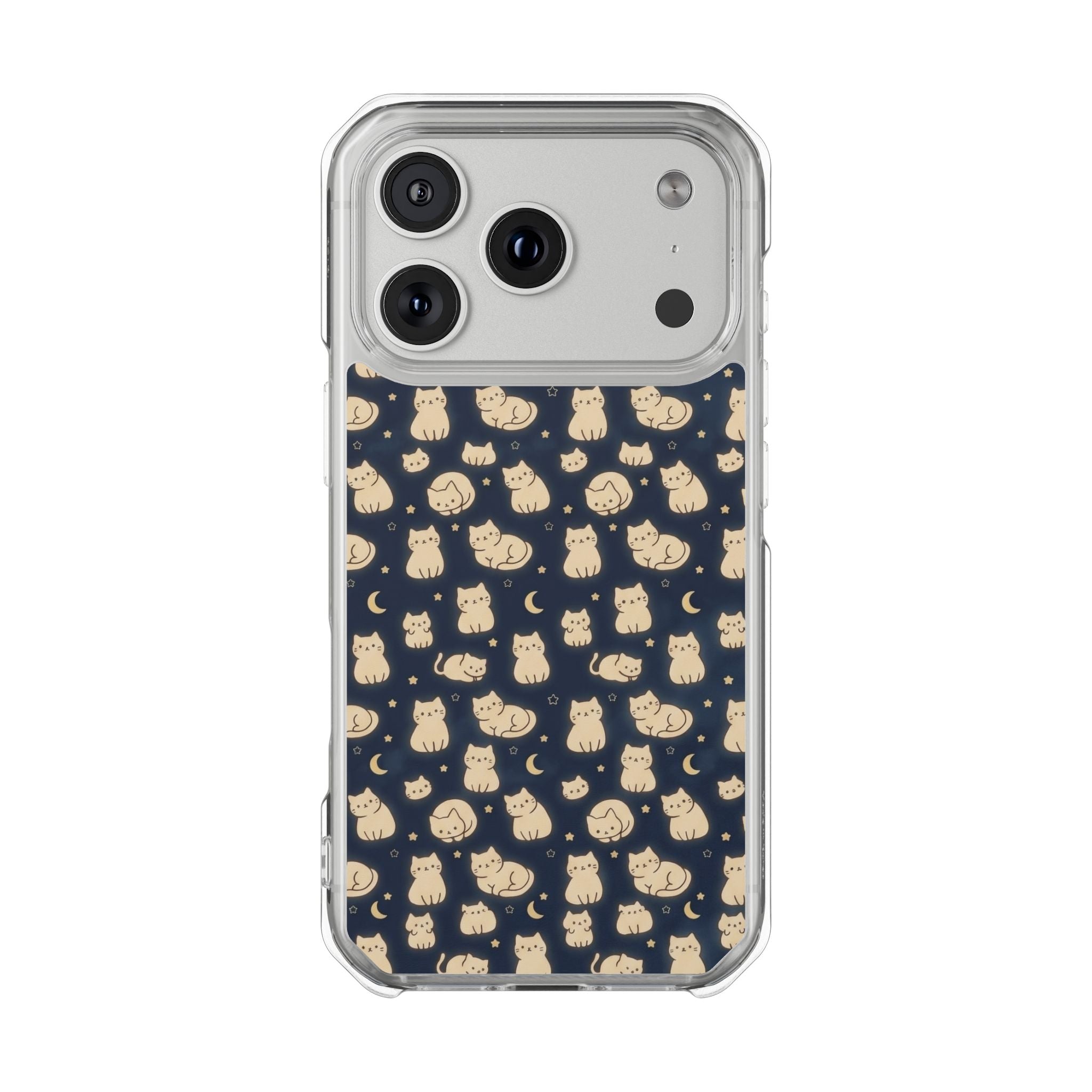 Glowy Cat Clear Impact Case