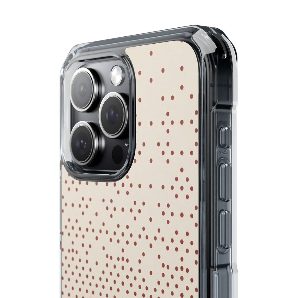 Cinnamon Dots Clear Impact Cases