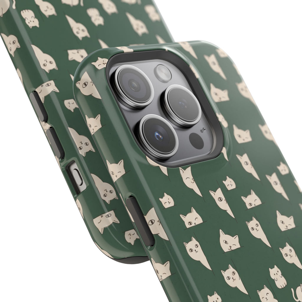 Green Cat Hard Case