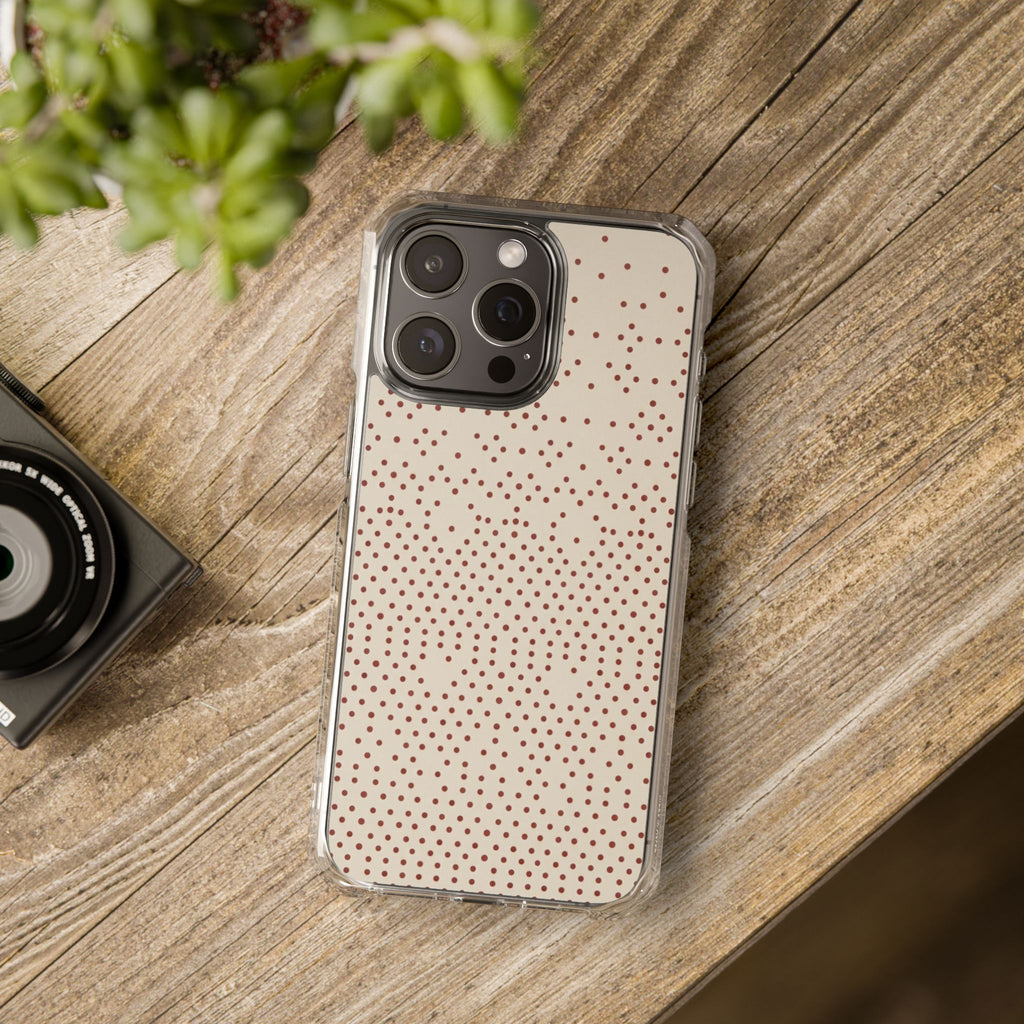 Cinnamon Dots Clear Impact Cases
