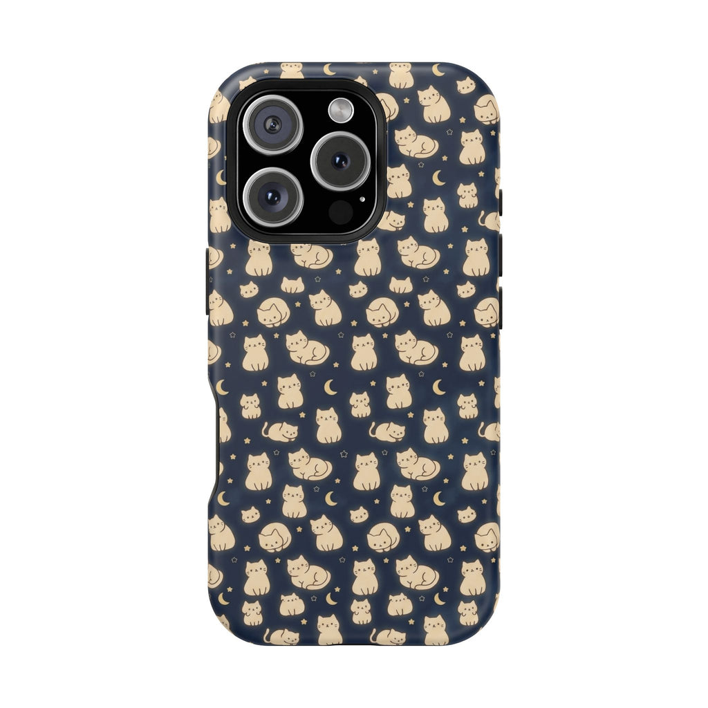 Glowy Cat Clear Hard Case