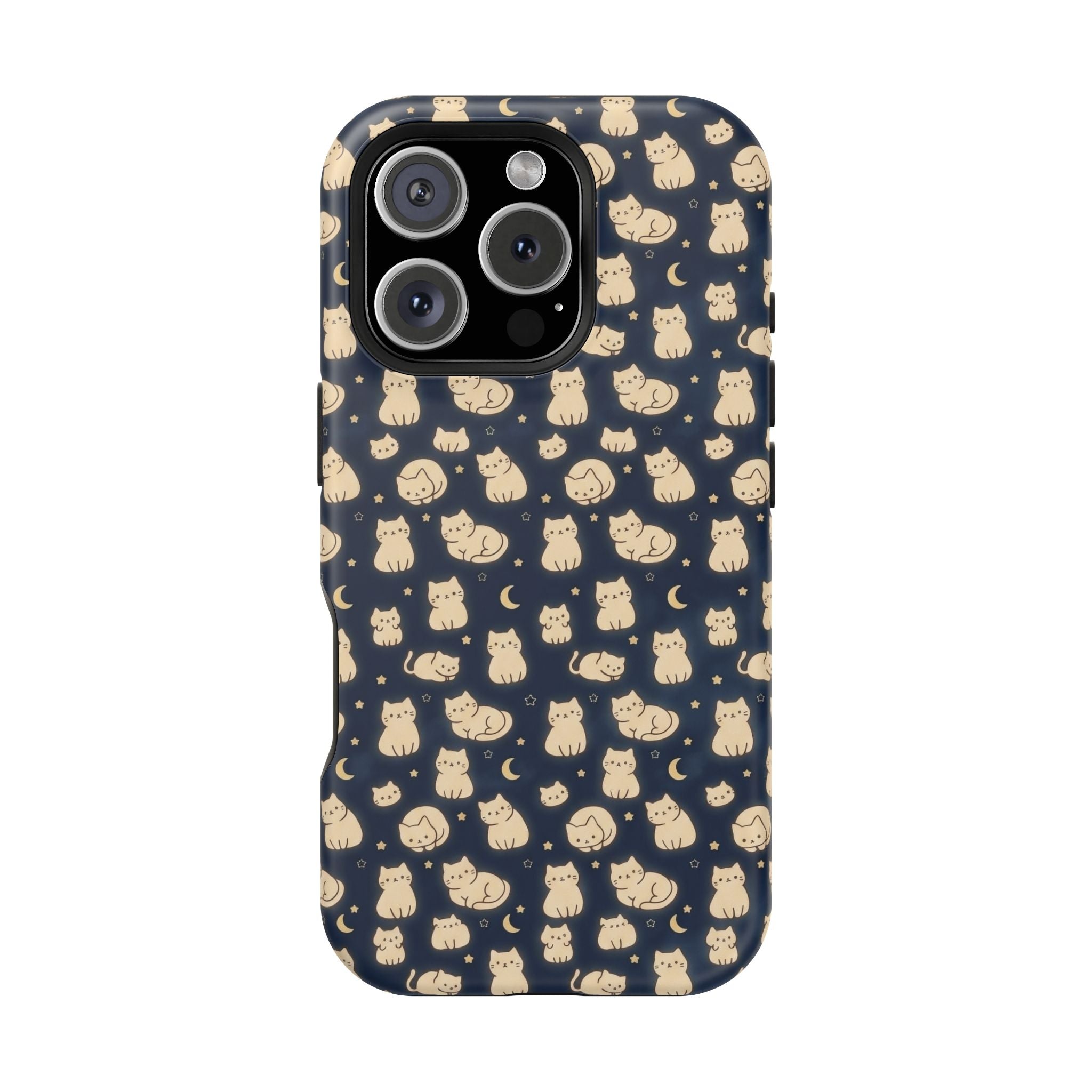 Glowy Cat Clear Hard Case