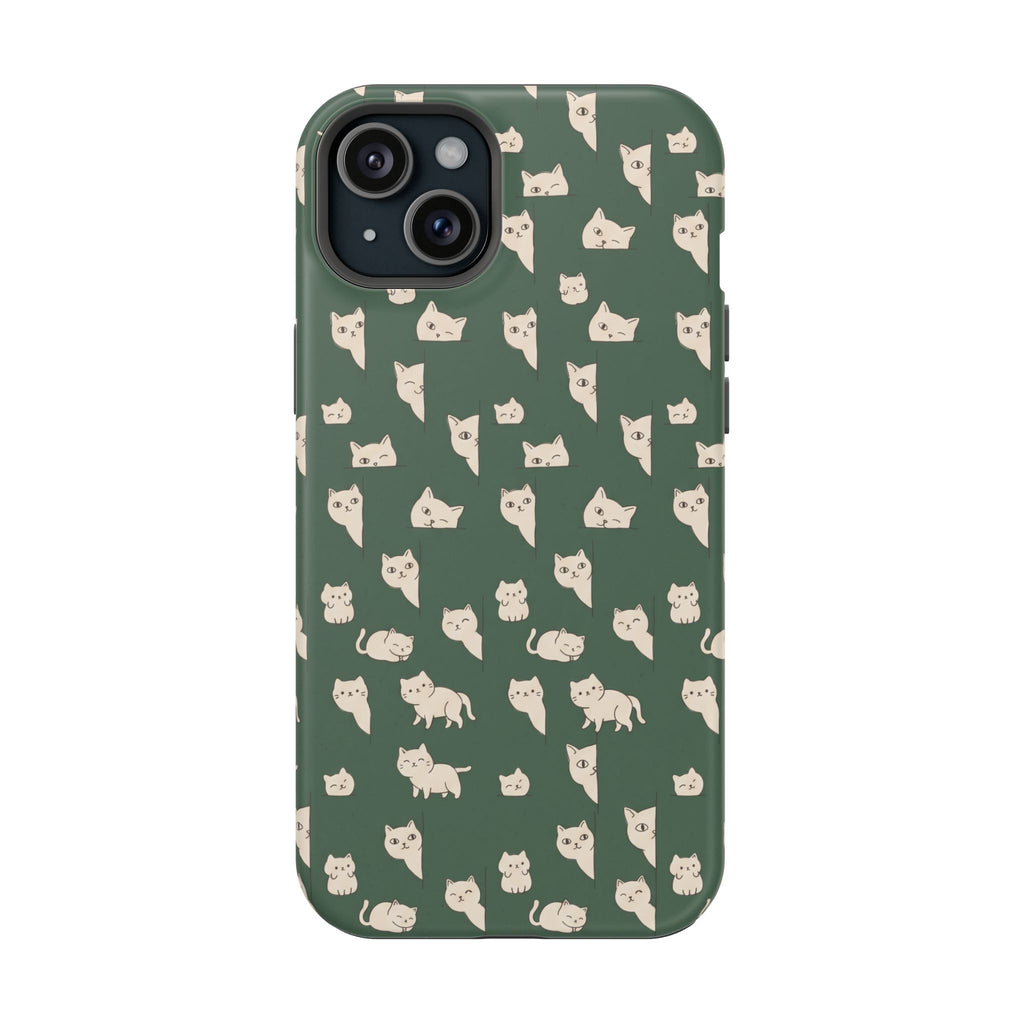 Green Cat Hard Case
