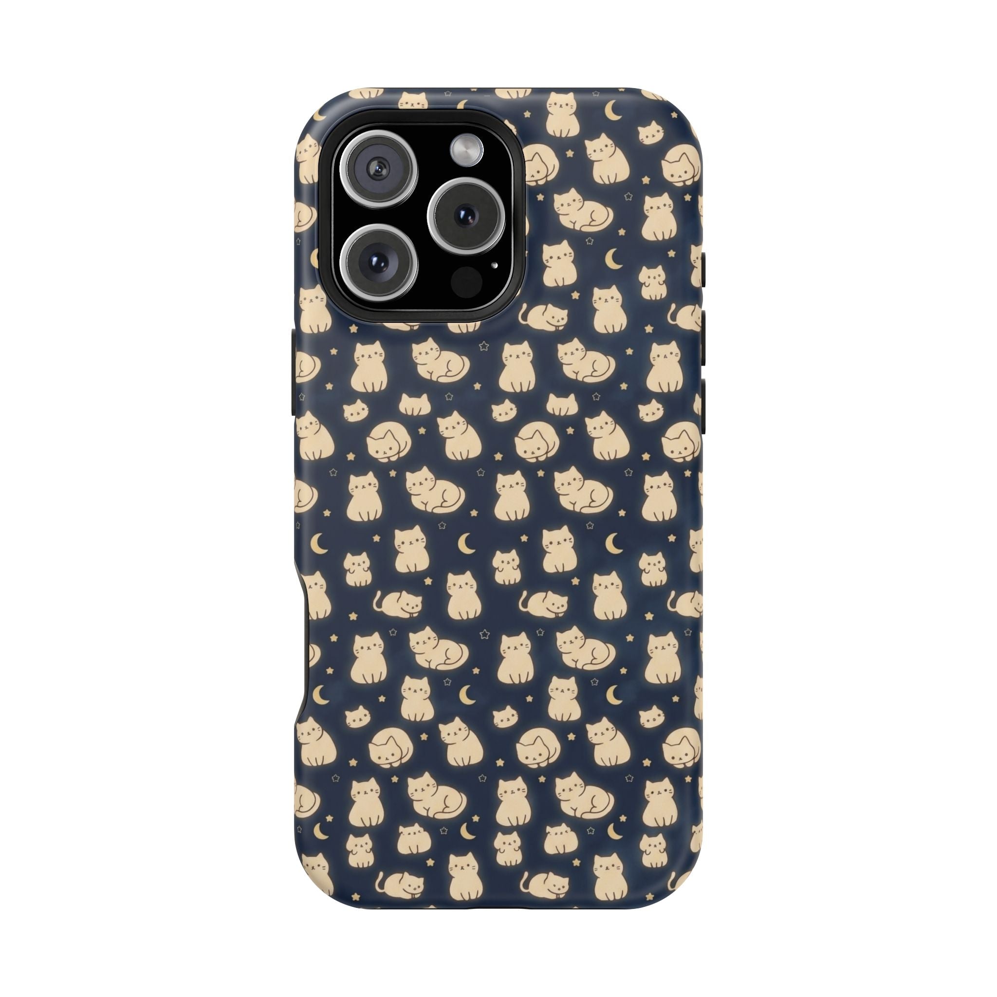 Glowy Cat Clear Hard Case