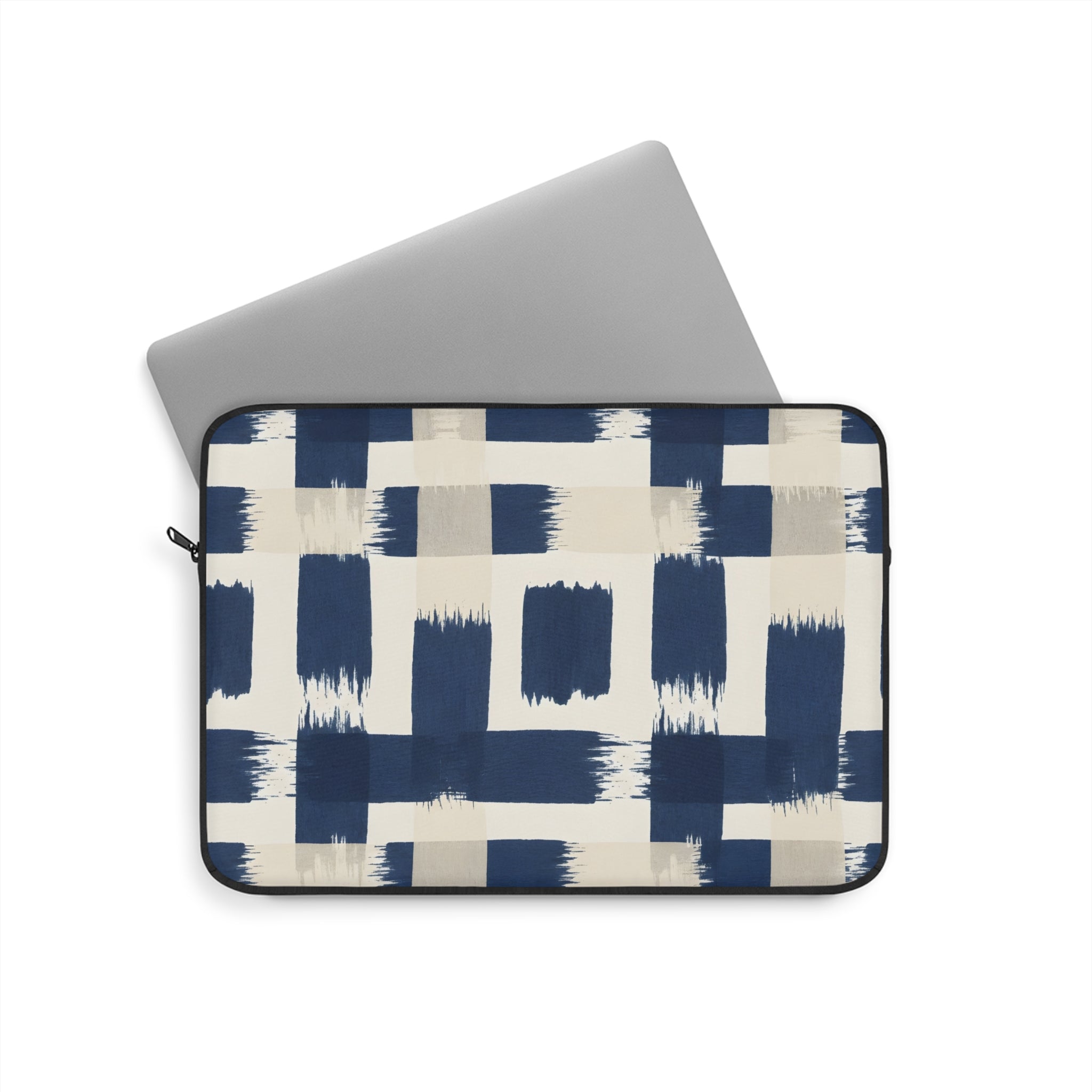 Indigo Check Laptop Sleeve