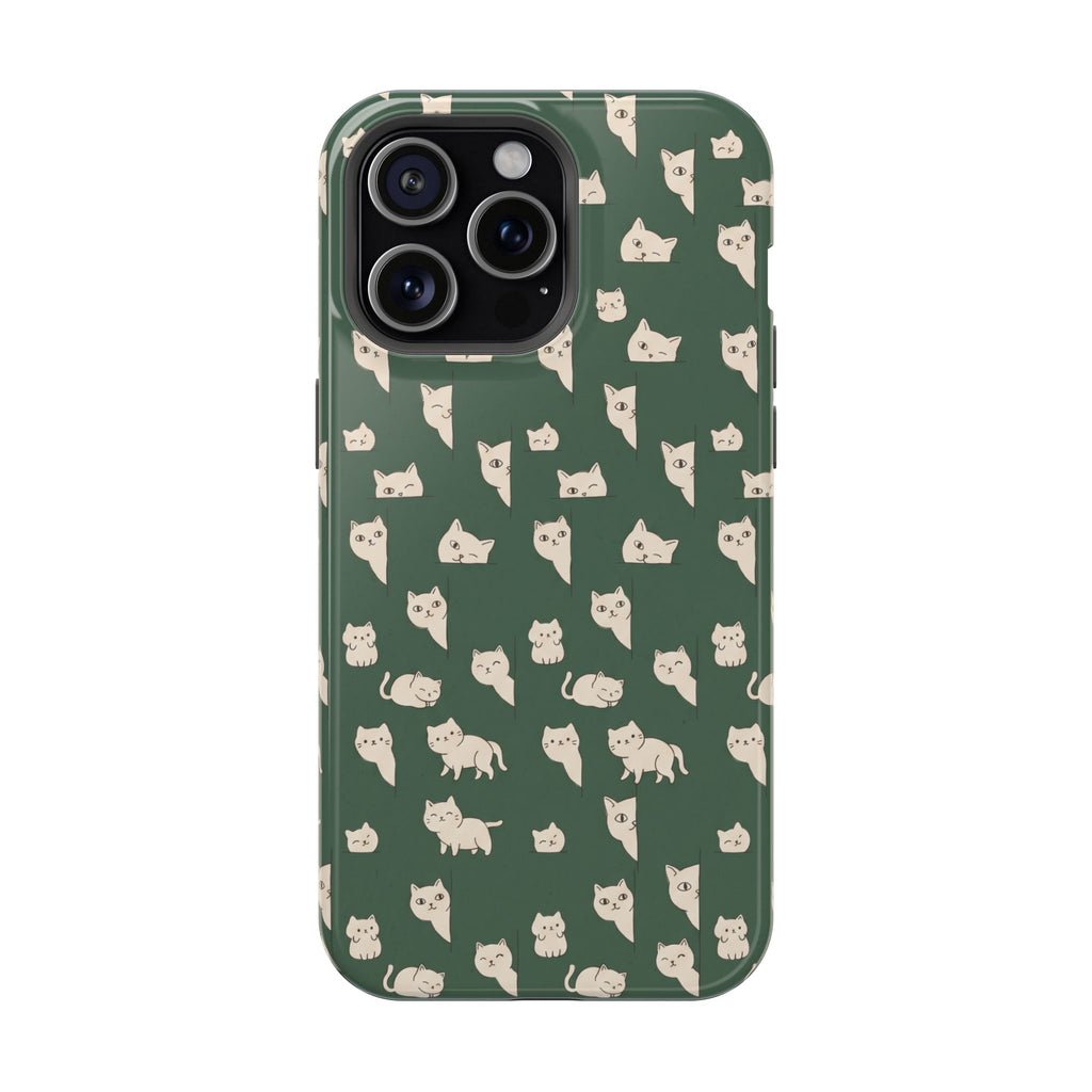 Green Cat Hard Case