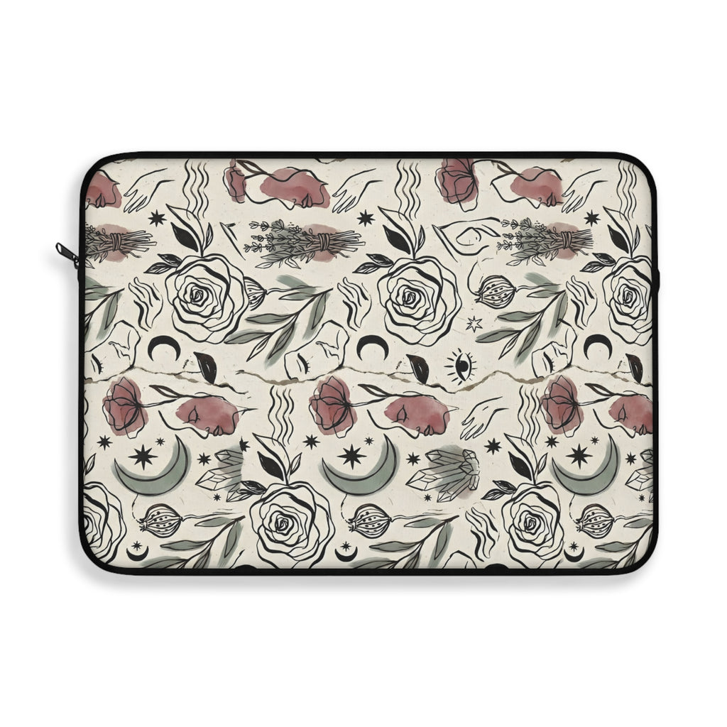Moon & Flower Laptop Sleeve