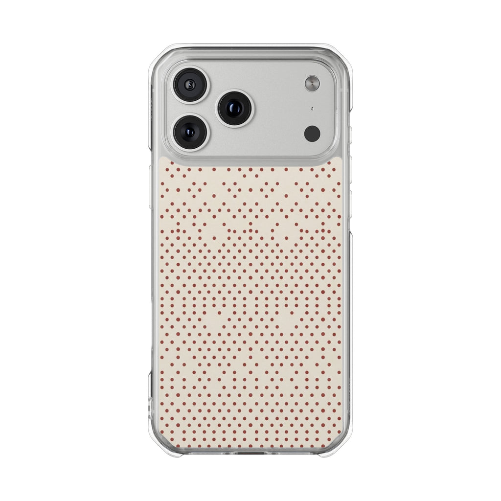 Cinnamon Dots Clear Impact Cases