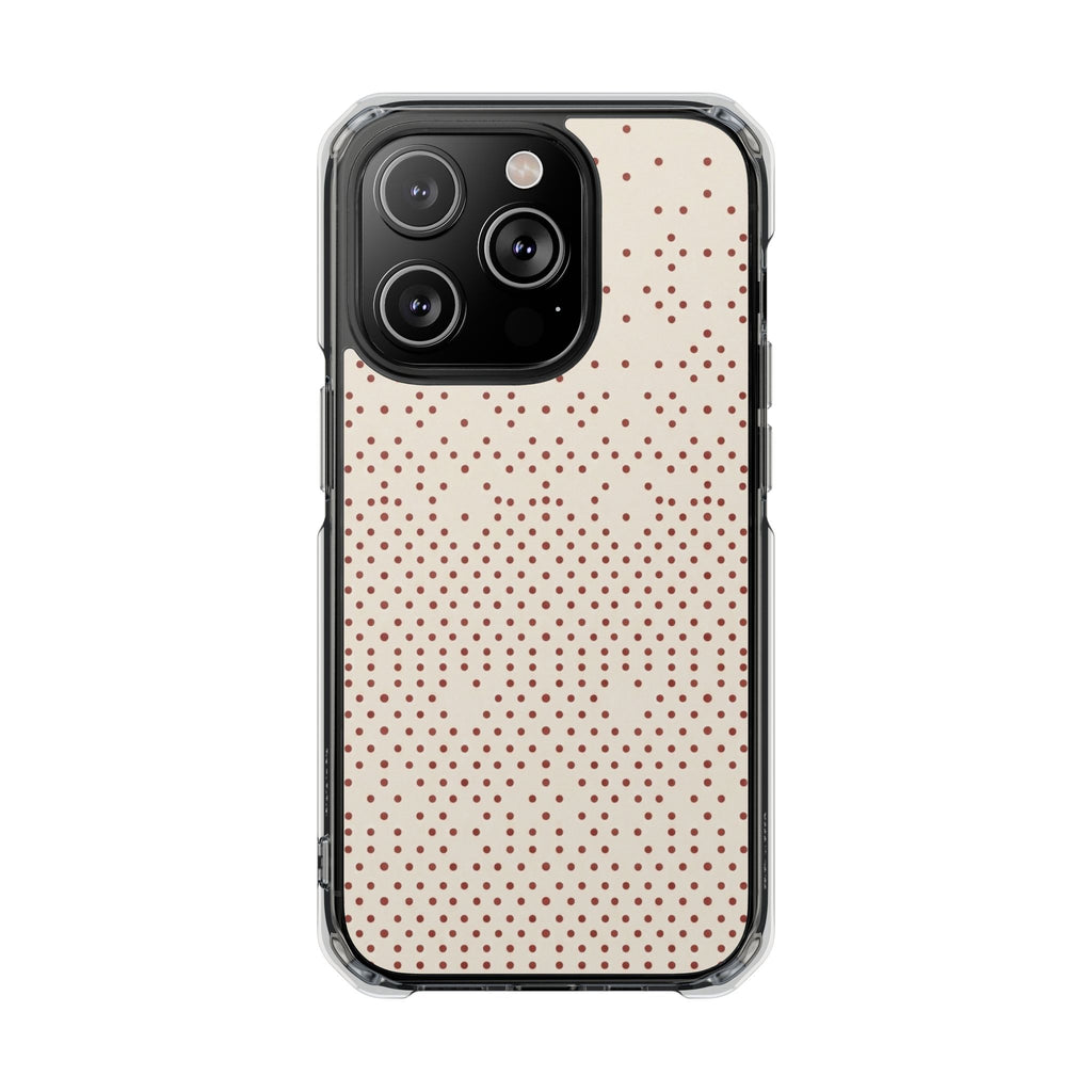 Cinnamon Dots Clear Impact Cases