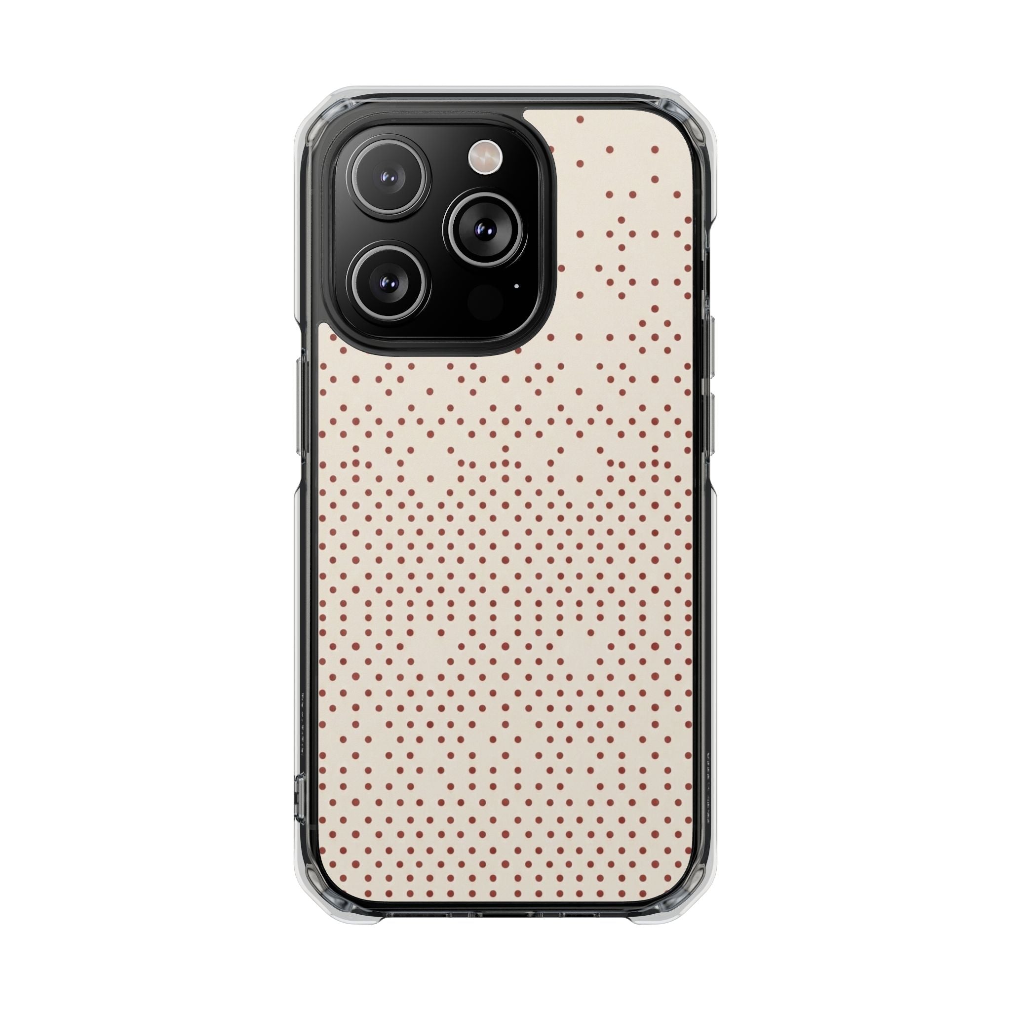 Cinnamon Dots Clear Impact Cases