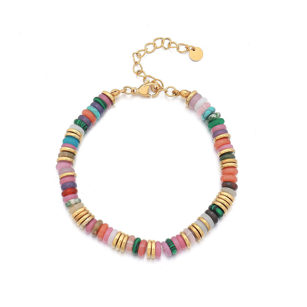 Natural Stone Special-interest Design Light Clavicle Chain