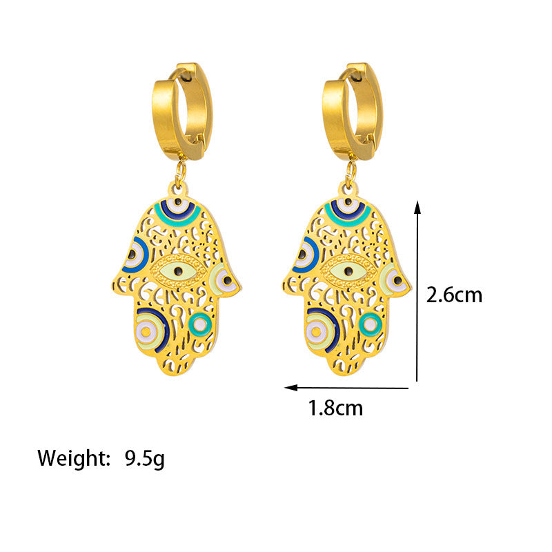 Colored Eye Drop Bracelet